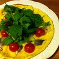 ねこ神様's cooksnap of when they made 鰯のオープンオムレツ★サラダ仕立て.