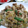 まめうし3's cooksnap of when they made 安上がり！？豚こまでくわ焼き.
