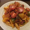 七氷♪'s cooksnap of when they made カラフルに美味しく♪ペンネアラビアータ.