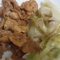 いのひー's cooksnap of when they made 豚バラの塩麹焼きと温レタス♪.