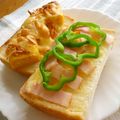 ううちママ's cooksnap of when they made ピーマンonベーコンチーズトースト✿.