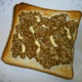 白いぐれーぷ's cooksnap of when they made 納豆トースト.