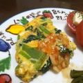 ＲＫまま's cooksnap of when they made Ｃａたっぷり★小松菜とシラスのオムレツ.