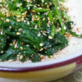 hixromi's cooksnap of when they made ほうれん草の胡麻和え.