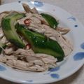 まゆ☆子's cooksnap of when they made 鶏胸肉と胡瓜で☆簡単・本格中華サラダ.