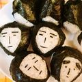 ありかん's cooksnap of when they made 肉 IN おにぎり❇︎海苔巻き.
