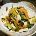 とみィ's cooksnap of when they made ほっとするね♪高野豆腐と小松菜の炒め煮。.