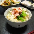 とみィ's cooksnap of when they made なめたけ♡♥鮭のっけ炊き込みご飯.