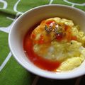 cookpading's cooksnap of when they made ５分で出来る☆レンジで簡単オムライス.