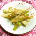 シャンプーハット's cooksnap of when they made アスパラガスのごまマヨ和え.