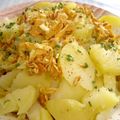 Spain's cooksnap of when they made レンジで簡単☆ガーリック・ポテト.