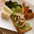 ルリナ's cooksnap of when they made から揚げトースト.