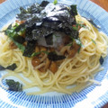 ともっぺ２９'s cooksnap of when they made なめこと大根おろしの冷製和風パスタ.