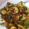 たまごの秀美's cooksnap of when they made アボカドとズッキーニのピリ辛トマトパスタ.