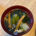 honokaokan's cooksnap of when they made 給食のわかめスープ.