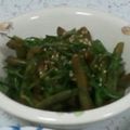 はな923's cooksnap of when they made いんげんの生姜醤油★.