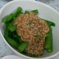はな923's cooksnap of when they made めんつゆで簡単★いんげんのごま和え.