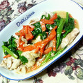 キョク's cooksnap of when they made 豚肉と小松菜の炒め物.