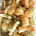 にゃーぺ's cooksnap of when they made 海老とエリンギのバジルソース炒め.