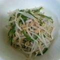 §ひなたぼっこ§'s cooksnap of when they made もやしとピーマンのナムル風☆.