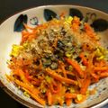 テラング's cooksnap of when they made はじめての にんじんしりしり。.