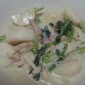 HiranoMiwa's cooksnap of when they made かぶとパンチェッタの和風クリーム煮.