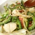 CoffeeCoco's cooksnap of when they made ゴーヤのピーナッツナンプラー炒め.