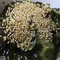 南野みなみ's cooksnap of when they made きゅうりと若布　酢のもの.