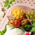 こうたろちゃん's cooksnap of when they made お弁当(キャラ弁)かまぼこと卵のお花.