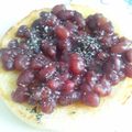 RURUuu's cooksnap of when they made 塩あんトースト　アーモンドorすり胡麻で.