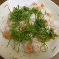 ランランくん's cooksnap of when they made ちょっと豪華な、鮭混ぜご飯！！.