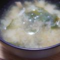 ﾋﾟﾛﾐ♡'s cooksnap of when they made わかめの味噌汁.