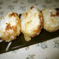 sakiig's cooksnap of when they made えびすり身のレンコンはさみ揚げ.