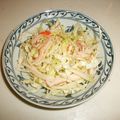 dorafan's cooksnap of when they made カニかまとキャベツのサラダ.