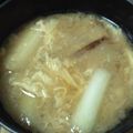 はおはおにぃ's cooksnap of when they made 炒めねぎのかきたま汁.