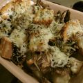 bonnet's cooksnap of when they made ポテトとサーモンのグラタン風重ね焼き♪.