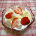 kemeta's cooksnap of when they made アロエ＆りんご　ハニーヨーグルト.
