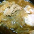 runinchef's cooksnap of when they made 豚肉のカレーうどん温泉卵添え.