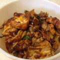 alexwren's cooksnap of when they made 厚揚げと豚肉のピリ辛炒め（家常豆腐 ）.