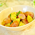 さとみわ's cooksnap of when they made じゃが芋とウインナーのマヨマスタード和え.