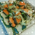 リンたんママ's cooksnap of when they made 塩鮭と野菜の蒸し焼き.
