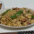 いーもり's cooksnap of when they made ふわふわ卵とさやえんどうの春色パスタ♪.
