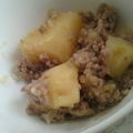yyuppyy's cooksnap of when they made じゃがいもとミンチの甘辛煮.