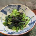 ラスカルなな's cooksnap of when they made 小松菜のお浸し（塩昆布＆ゴマ）.
