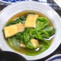 HappyMd's cooksnap of when they made レタスと油揚げの煮びたし.