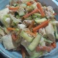 りぃるん's cooksnap of when they made ニラ豆腐チャンプルー.