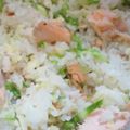 かぴーな's cooksnap of when they made ルクエで！キャベツと鮭のまぜごはん♪.
