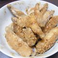みぃ0803's cooksnap of when they made 手羽中の甘辛にんにく味噌照り焼き.