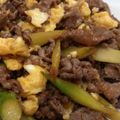サイコロ7's cooksnap of when they made 牛小間とアスパラのオイスター炒め.
