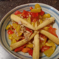 hiro★kuma's cooksnap of when they made カラーピーマンとツナのさっと炒め.